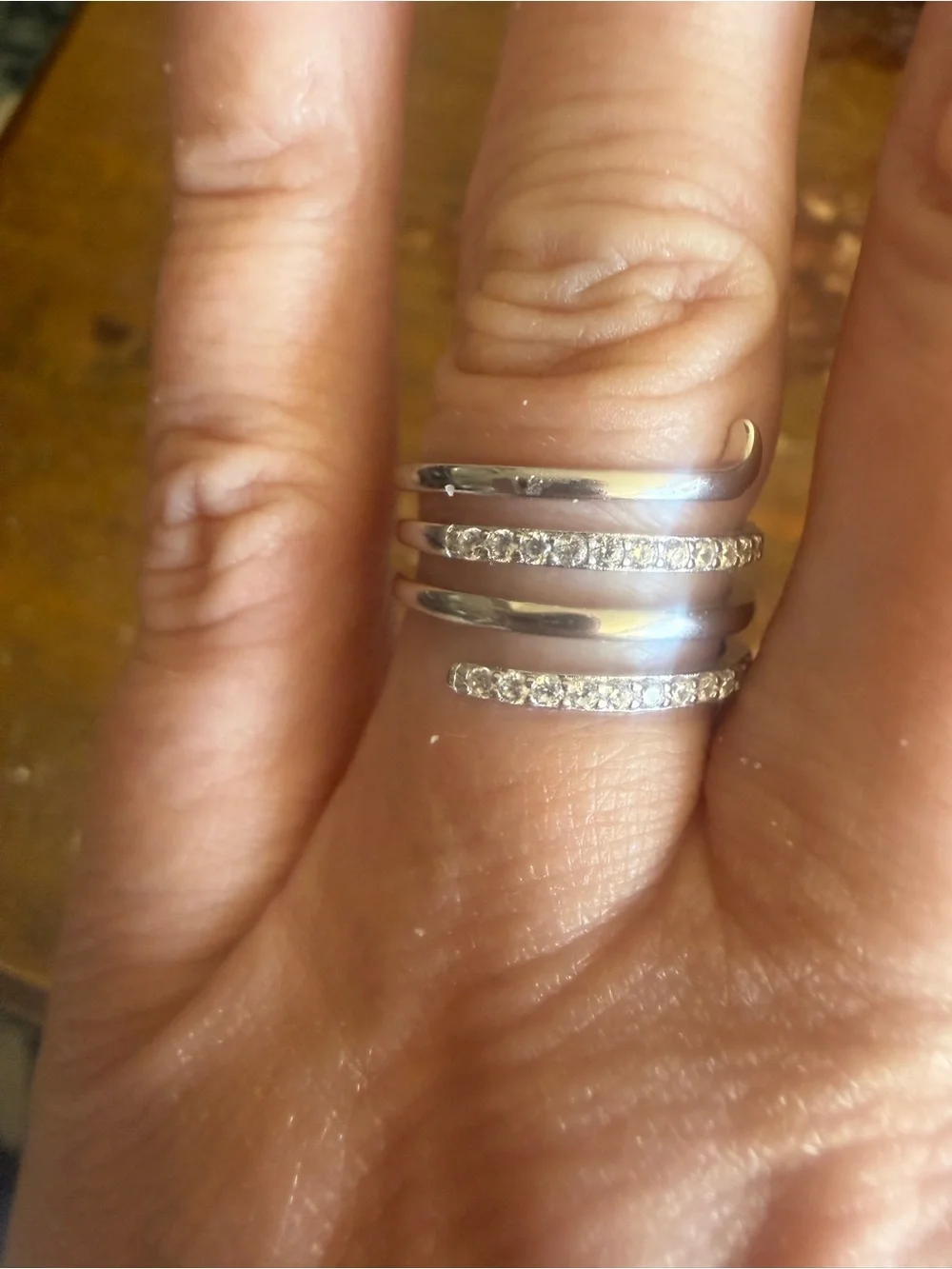 Diamonique sterling silver